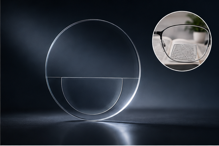 Clarino D bifocal lens visual